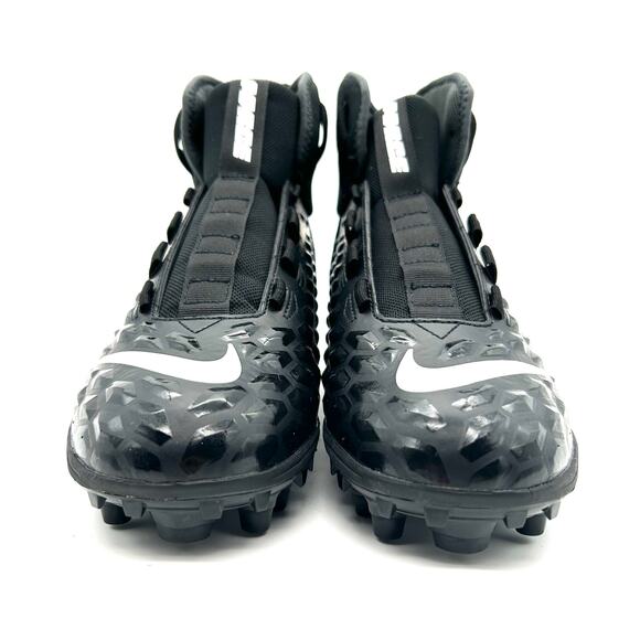 NWOT Nike Force Savage Varsity 2 Men's Football Cleats Size 10 Black AQ8155-001 - Picture 2 of 9